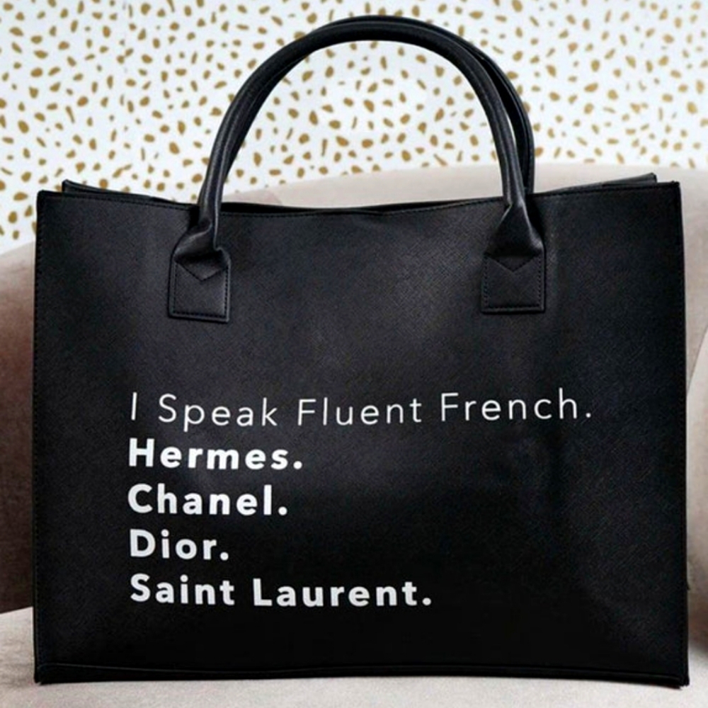 #2 I Speak French tote bag LA TRADING CO